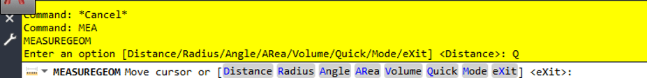 MEASUREGEOM command AutoCAD