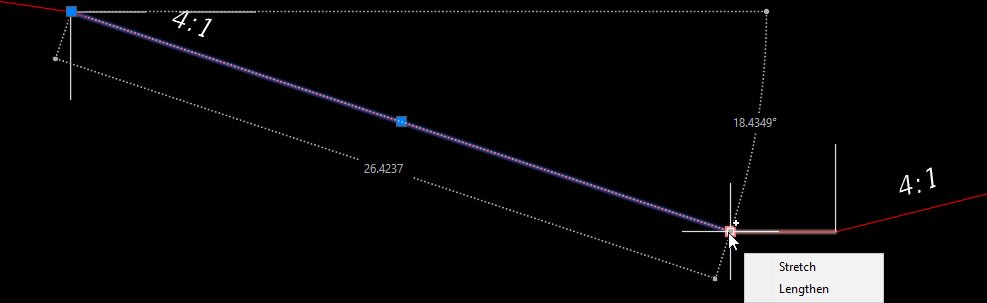 Stretch Lengthen AutoCAD