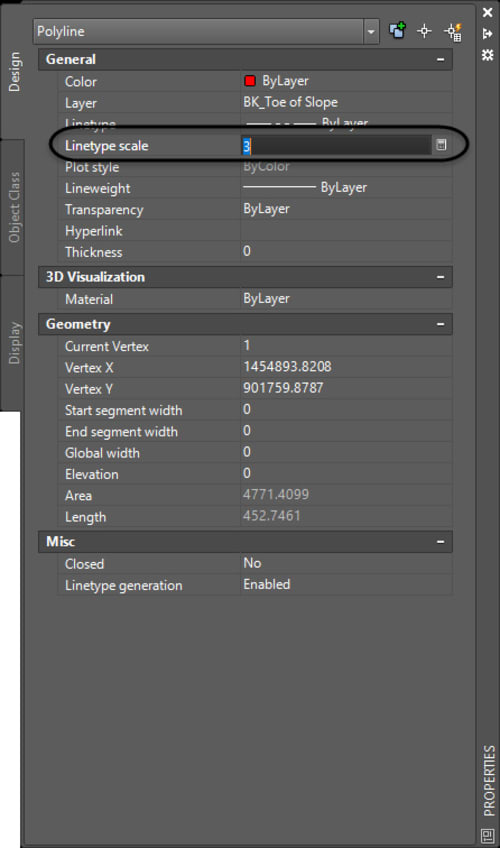 Linetype Scale AutoCAD