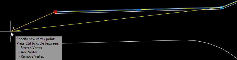 Vertex Grip Editing AutoCAD