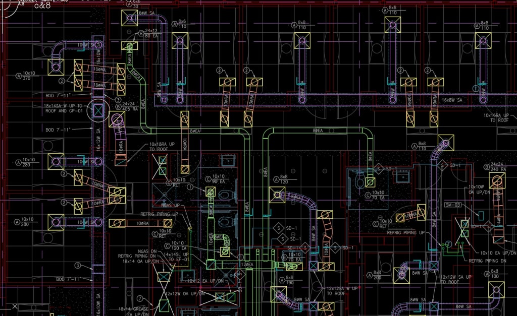 MEP Toolset AutoCAD Wireframe