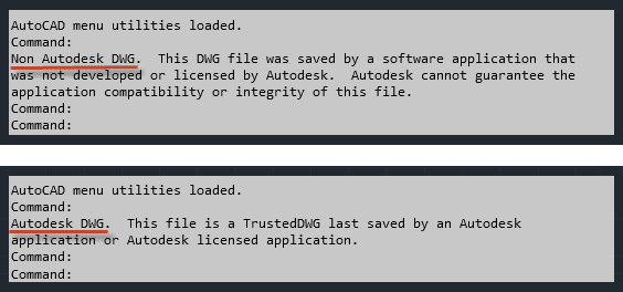 AutoCAD TrustedDWG