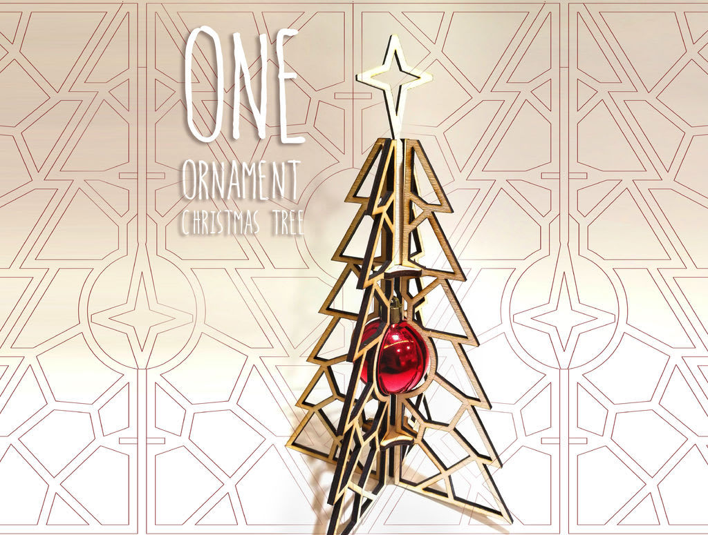 AutoCAD One Christmas Ornament Tree