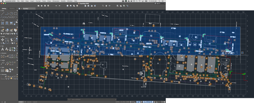 AutoCAD 2018 for Mac: Off-Screen Object Selection