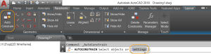 AutoCAD Rectangle With Constraints