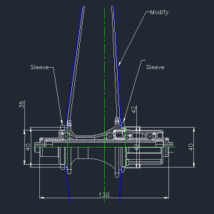 Flo Cycling's First Design in AutoCAD