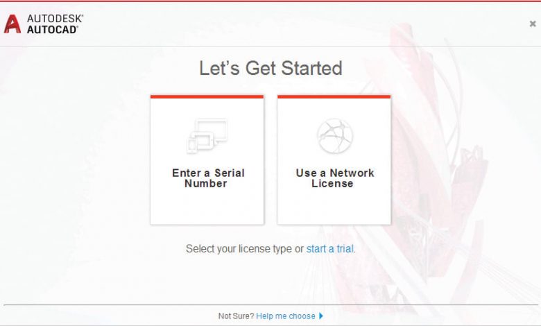 Installing AutoCAD with the License Manager