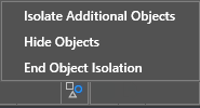 AutoCAD right-click menu: Isolate Objects Status Bar. Tuesday Tips with Lynn.