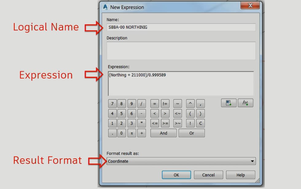 Survey data in AutoCAD Civil 3D Example