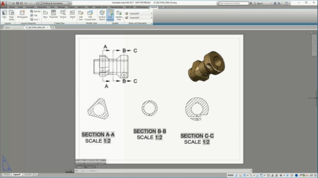 AutoCAD model documentation