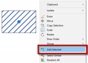 Add Selected AutoCAD