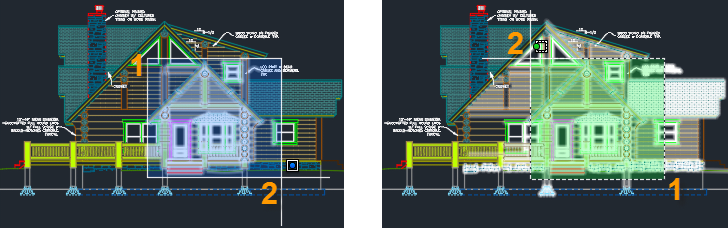 AutoCAD 2017 implied (window & rectangular) object selection method. Tuesday Tips.