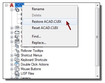 CAD Manager Tips CUI