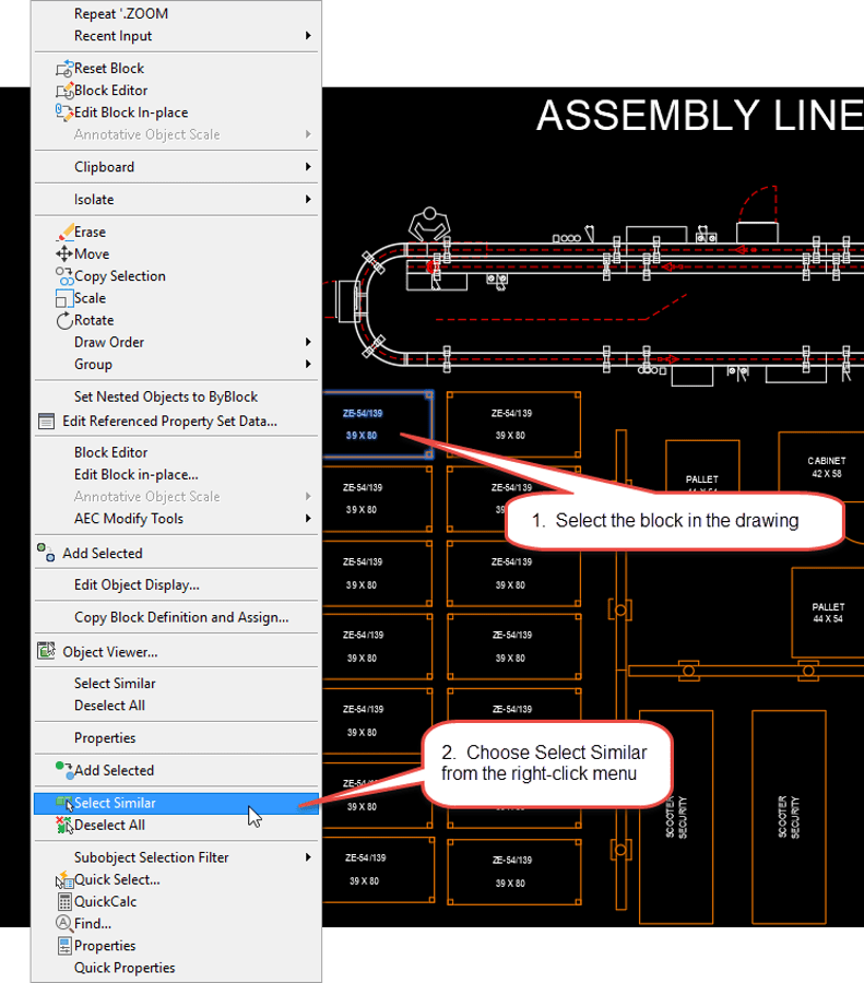 count blocks in AutoCAD