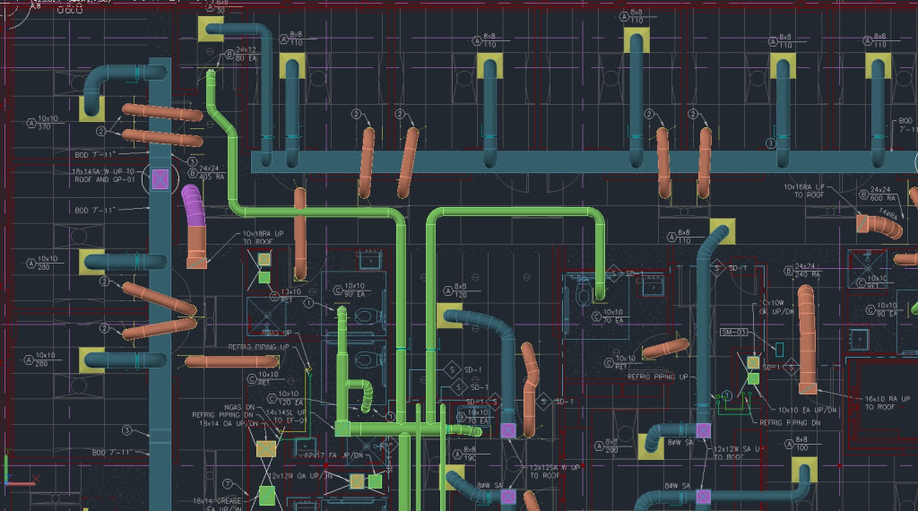 MEP Toolset AutoCAD Realistic 3D HVAC