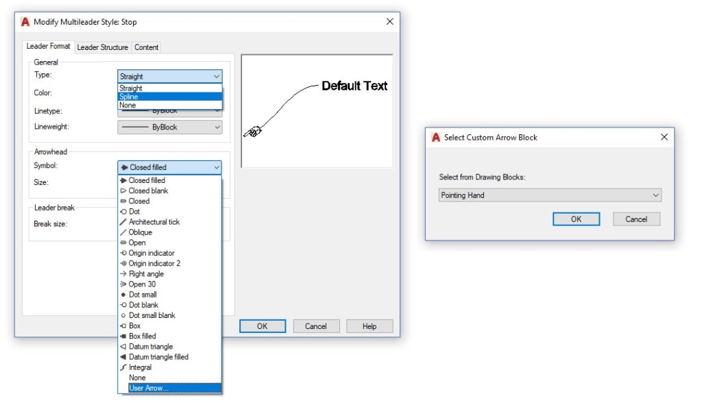 AutoCAD Multileader Blocks