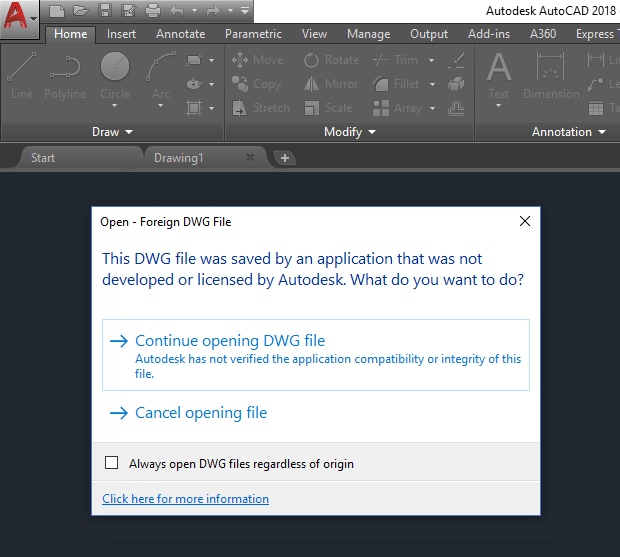 AutoCAD TrustedDWG