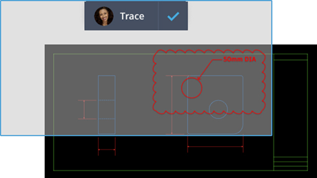 AutoCAD 2022 Trace