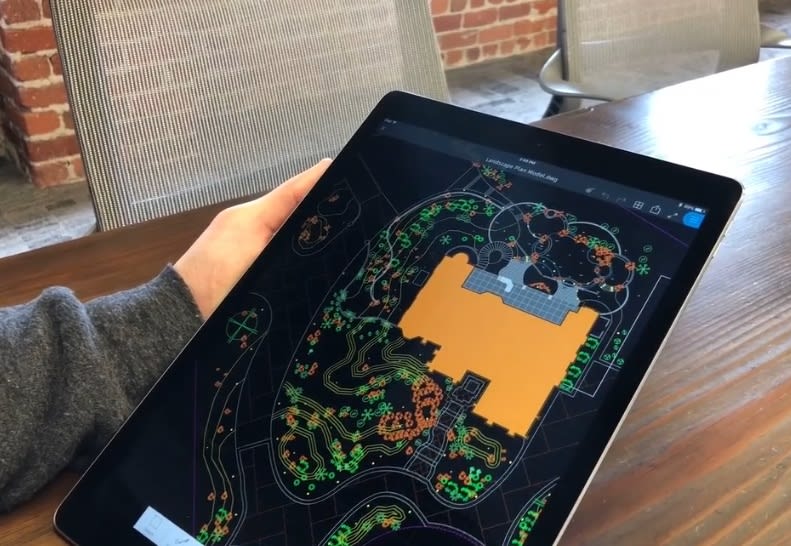 AutoCAD mobile app dwg