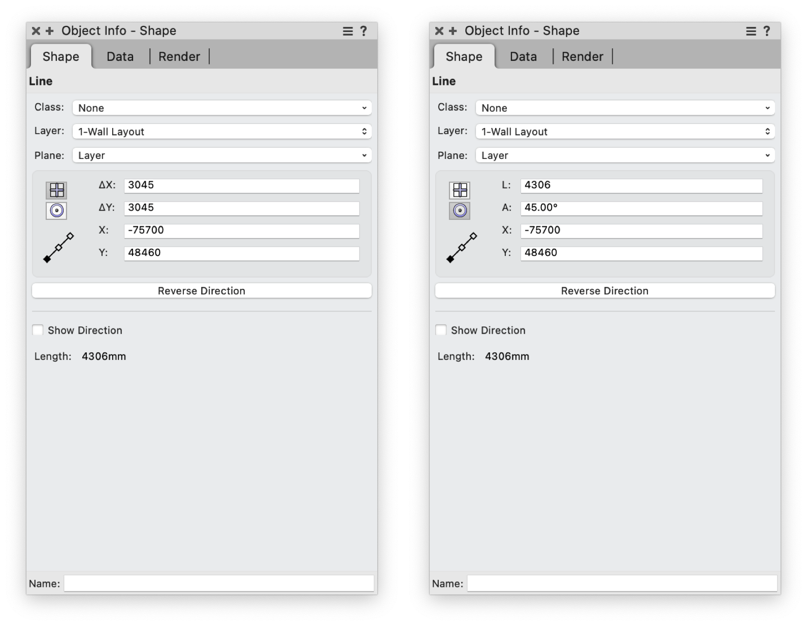 9-OIP Coordinate Options