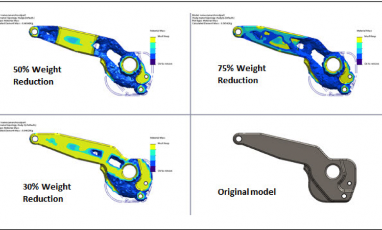 Topology Study with SOLIDWORKS Simulation 2018