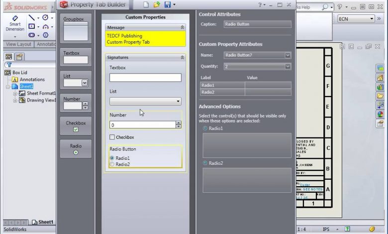 How to Use the Property Form Editor in SOLIDWORKS 2016